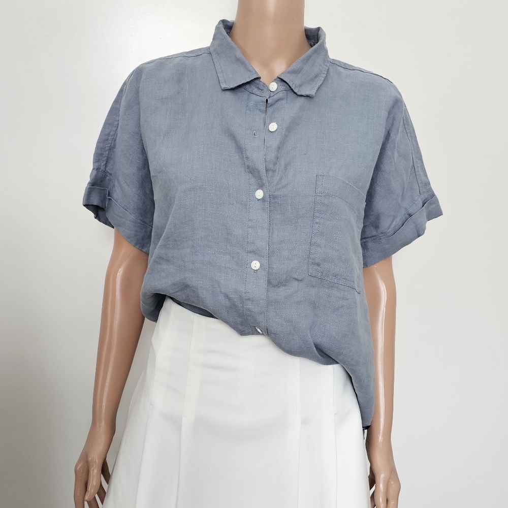 American Giant Linen Button Down Shirt - Picture 5 of 10